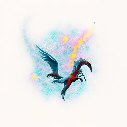thestral  tattoo design idea