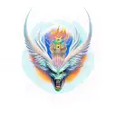 thestral  tattoo design idea