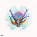 thestral  tattoo design idea