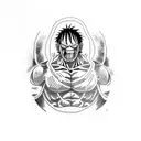 luffy  tattoo design idea
