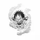 luffy  tattoo design idea