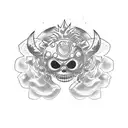 luffy  tattoo design idea