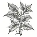 thorns of the blackthorn tattoo design idea