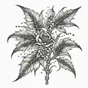 thorns of the blackthorn tattoo design idea