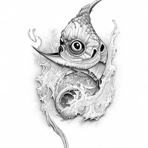 Lake Dock tattoo design idea