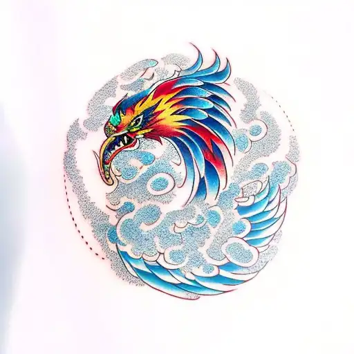 japanese phoenix tattoo design  tattoo design idea