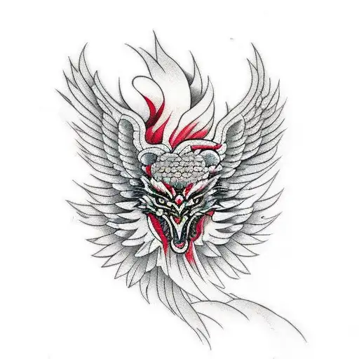 japanese phoenix tattoo design  tattoo design idea