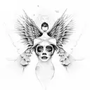 angel cruz tattoo design idea