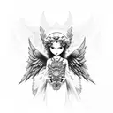 angel cruz tattoo design idea