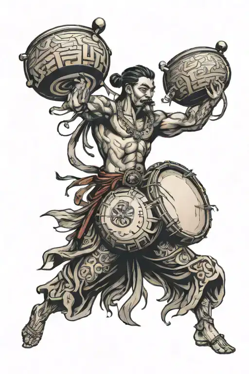 dong son drum shoulder tattoo design tattoo design idea