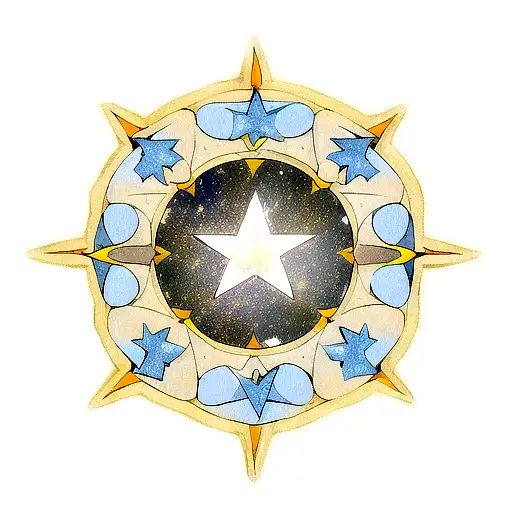 taurus stars with symmetric design tattoo design idea