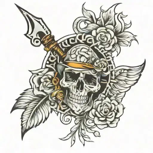 patch work tattoo design idea