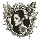 be the change tattoo design idea