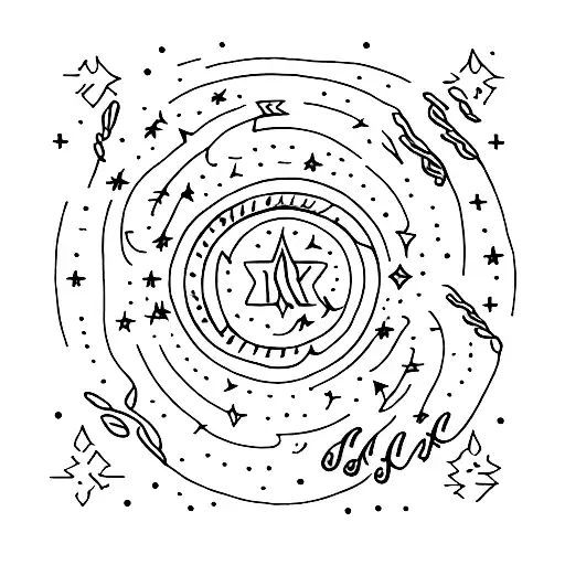 tiny minamilistic stars with the words "so will i " in cursive tattoo design idea