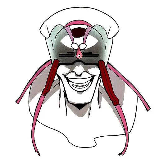 The laughing man ghost in the shell tattoo design idea