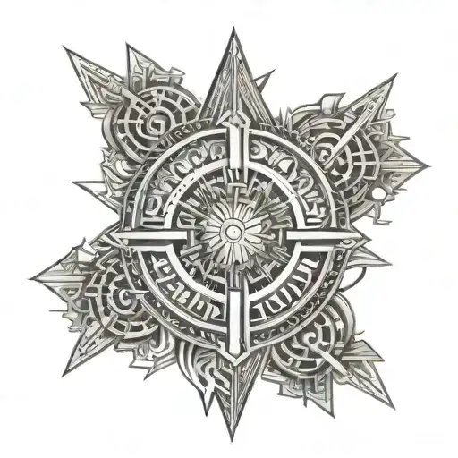 roman empire tattoo design idea