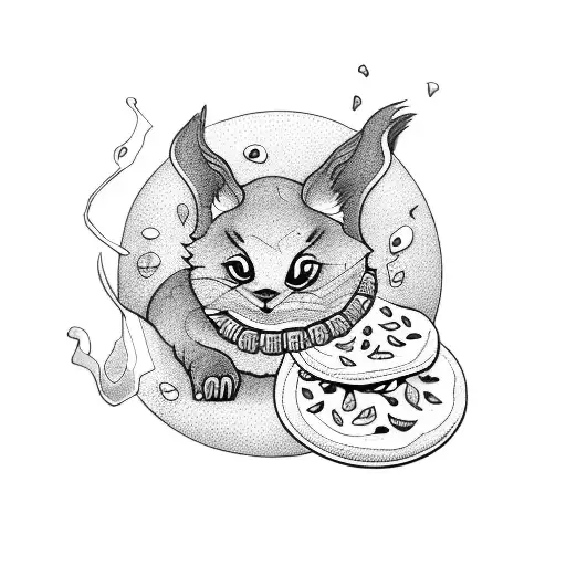 just the words "eat my cookies" tattoo design idea