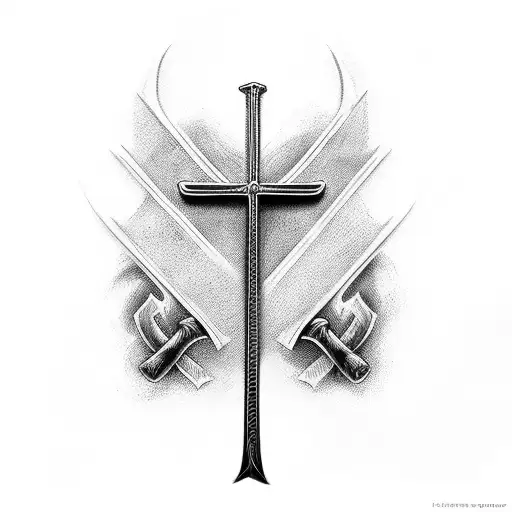 Knight sword tattoo Stock Vector Image & Art - Alamy