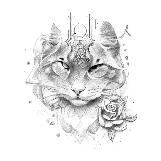 coração com a letra m e g tattoo design idea