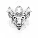 coração com a letra m e g tattoo design idea