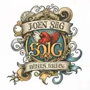 john 3:16 bible verse tattoo design idea