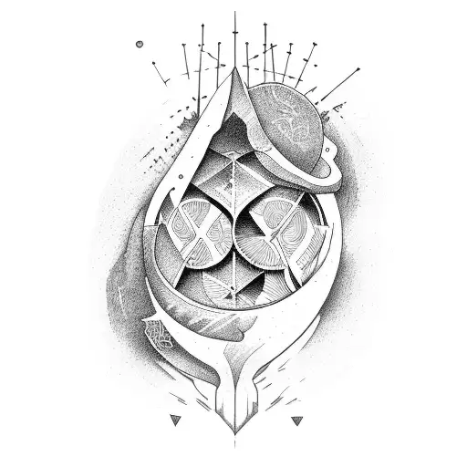 salt and light of the earth  tattoo design idea