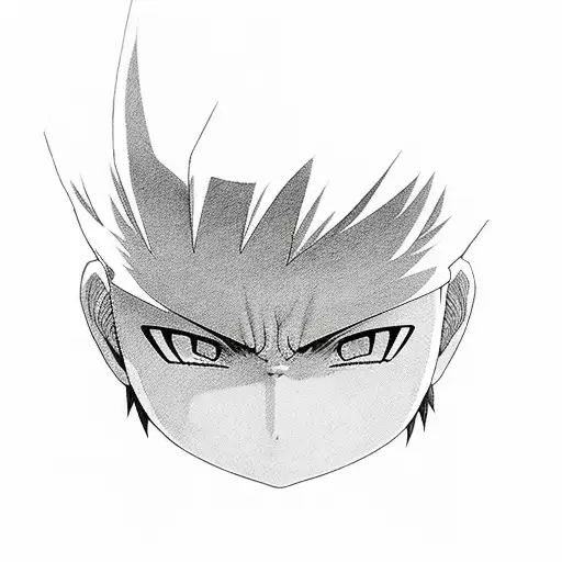 itachi touching Sasukes Forehead tattoo design idea