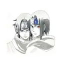 Sasuke and Itachi showing love tattoo design idea