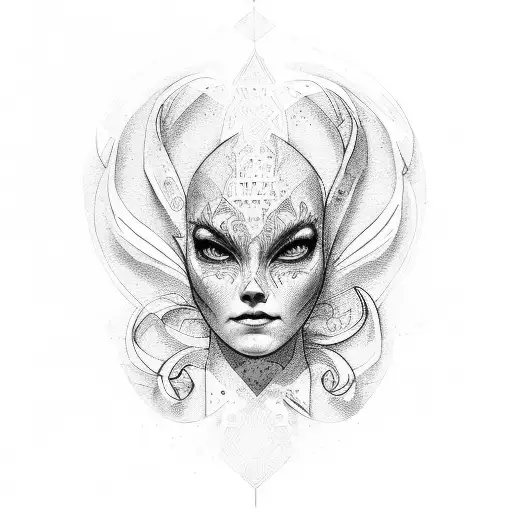Mary Jane tattoo design idea