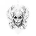 Mary Jane tattoo design idea