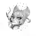 Mary Jane tattoo design idea