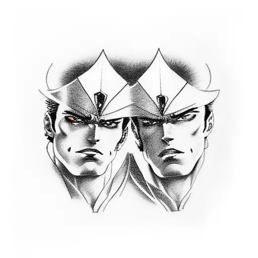 Realistic illustration of jotaro kujo