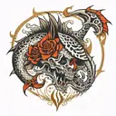 risks must be taken tattoo design idea