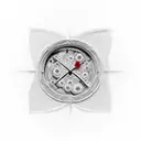 sand clock with the word Carmen  tattoo design idea