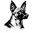 malinois tattoo design idea