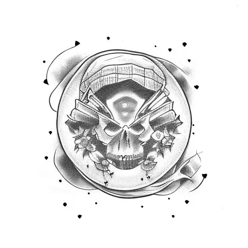 love, hate, depression tattoo design idea