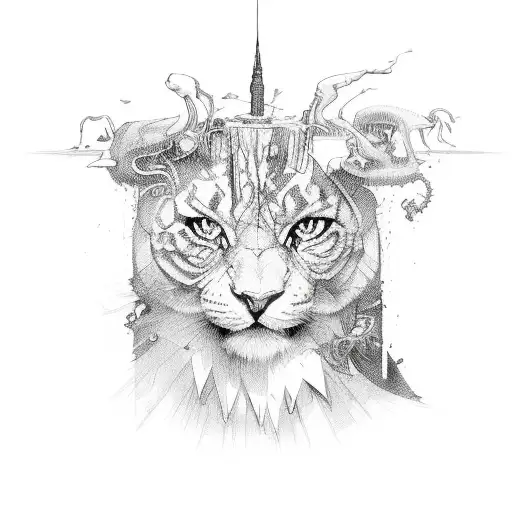 love, hate, depression tattoo design idea