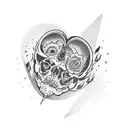 love, hate, depression, worst time of my life tattoo design idea