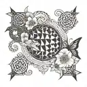Qos tattoo design idea