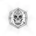 memento mori tattoo design idea