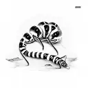 Name Dwayne with caterpillar crawling on the letter D  tattoo design idea