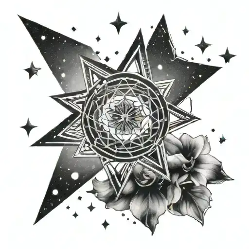 A constellation of stars forming the word 'sober' in an elegant and intricate design, showcasing your dedication to sobriety tattoo design idea