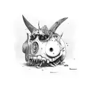 Psycho tattoo design idea