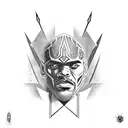Trae young beating lebron  tattoo design idea