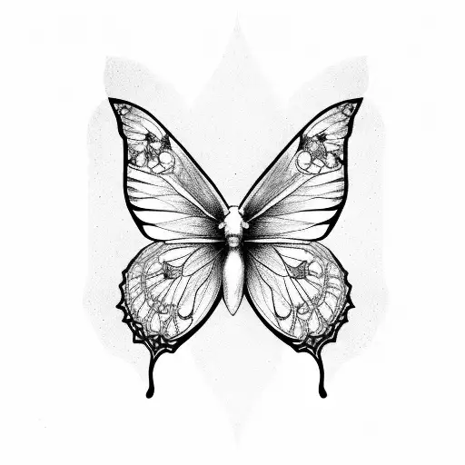 3 butterflys with K S J embeded withing the butterflies  tattoo design idea