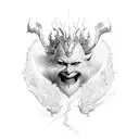 White Wizard tattoo design idea