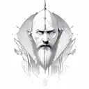 White Wizard tattoo design idea