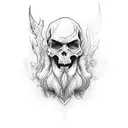 White Wizard tattoo design idea