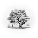 attrape rêve avec arbre de vie dedans tattoo design idea