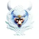 viking greek wind rose bear eagle courage symbol ivy tattoo design idea